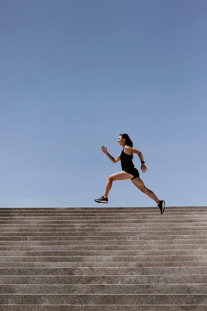 photo femme running
